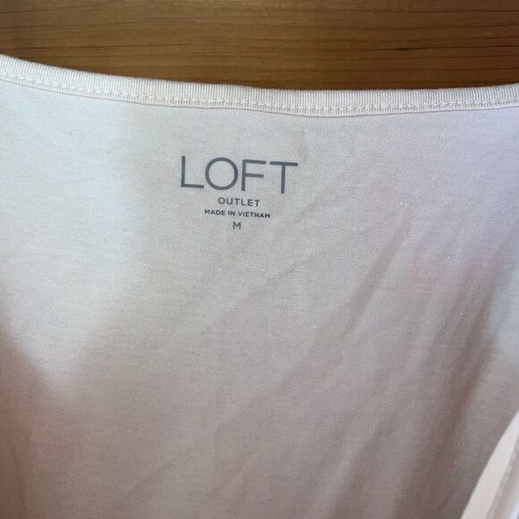 Loft Cami Tank Top Tan With Rose Gold Sequins Medium - Picture 4 of 5